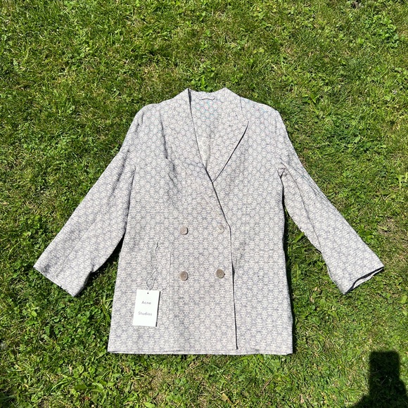 Acne Studios Jackets & Blazers - ACNE STUDIOS JACQUARD BLAZER JACKET
